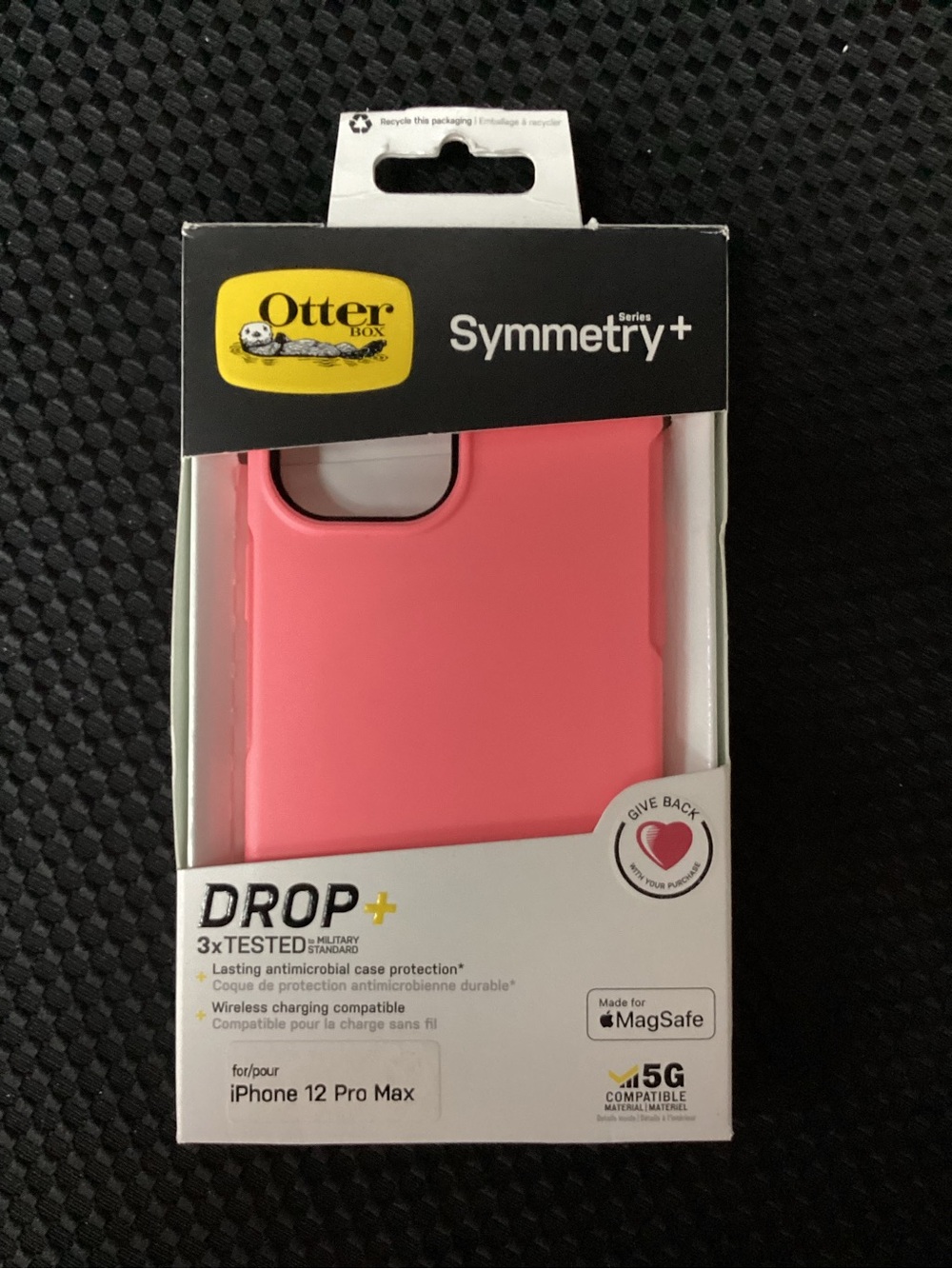 OtterBox Symmetry+ Pink Protective Case for iPhone 12 Pro Max